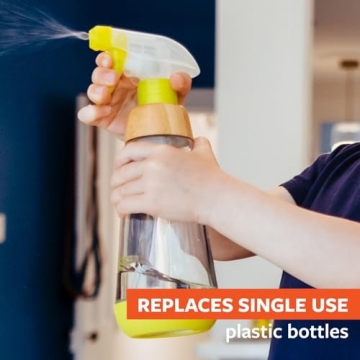 Full Circle Refillable Glass Spray Bottle 16oz - Eco-friendly