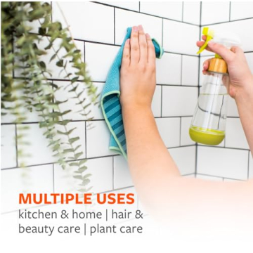 Full Circle Refillable Glass Spray Bottle 16oz - Eco-friendly