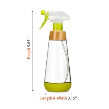 Full Circle Refillable Glass Spray Bottle 16oz - Eco-friendly