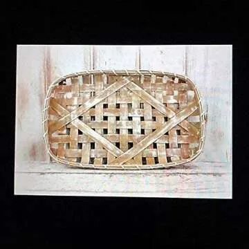 Farmhouse Style Tobacco Basket (LARGE)