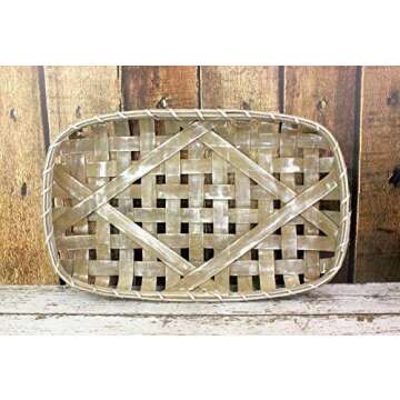 Farmhouse Style Tobacco Basket (LARGE)