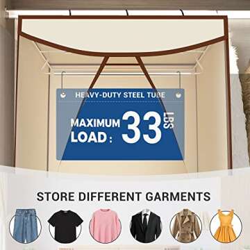 Durable Hanging Garment Bags for Dress and Coat Storage