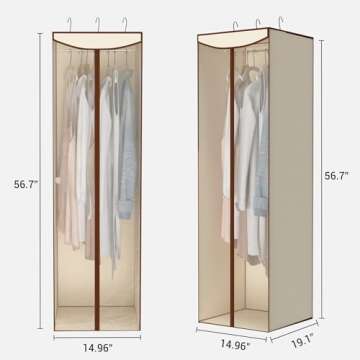 Durable Hanging Garment Bags for Dress and Coat Storage