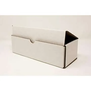 Generic Storage Box for Toploaders and Cards in Penny Sleeves - 5 Pack - 200 Pound Test Boxes for Regular Top Loaders - Invest x Protect (Storage Box, 5 Pack)