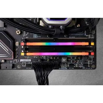 CORSAIR VENGEANCE RGB PRO DDR4 RAM 64GB (2x32GB) 3600MHz CL18-22-22-42 1.35V Intel AMD Desktop Computer Memory - Black (CMW64GX4M2D3600C18)