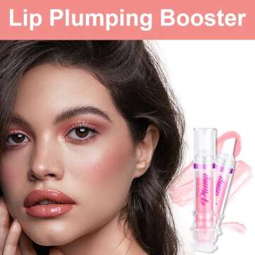 Jutqut Lip Plumping Booster Glossy Hydrating Lip Lipstick