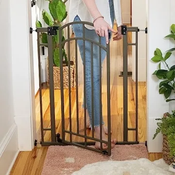 Adjustable Tall Safety Pet Baby Gate Auto-Close