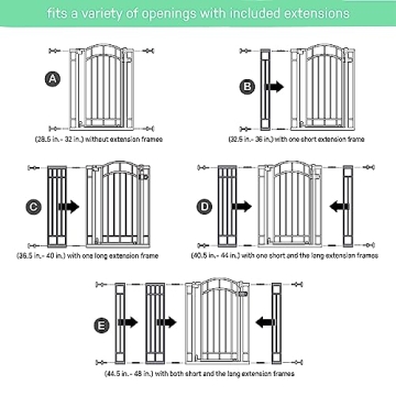 Adjustable Tall Safety Pet Baby Gate Auto-Close