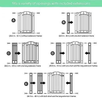 Adjustable Tall Safety Pet Baby Gate Auto-Close