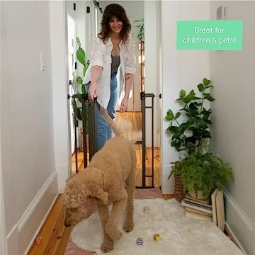 Adjustable Tall Safety Pet Baby Gate Auto-Close