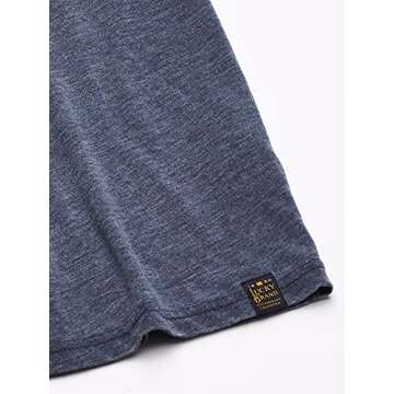 Lucky Brand Men's Venice Burnout Notch Neck Tee - Stylish Comfort
