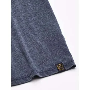 Lucky Brand Men's Venice Burnout Notch Neck Tee - Stylish Comfort