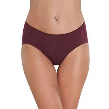 Altheanray Women’s Cotton Seamless Underwear: Stylish & Breathable Hipster Panties