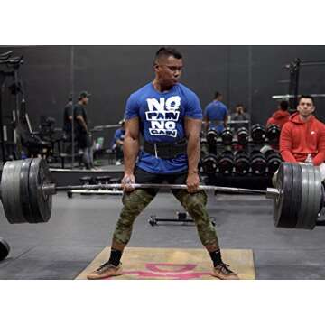 Hawk Sports Single Prong Power Lifting Belt Men & Women Weightlifting Competition Workout Training W...