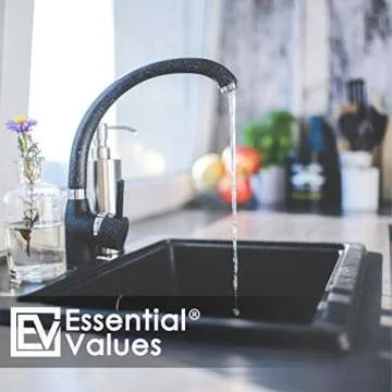 Kitchen Sink Stopper (#STP-PL) - Black Plastic Sink Plug Drain Stopper - Replacement Garbage Disposal Stopper | Kitchen Sink Drain for Kohler, Insinkerator, & Waste King