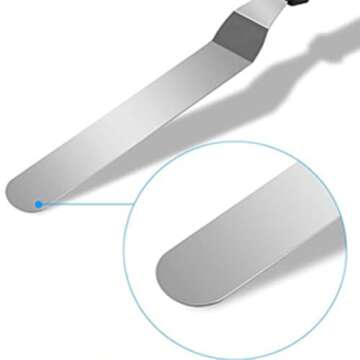 SvaTao Offset Cake Spatula Set – Professional & Versatile