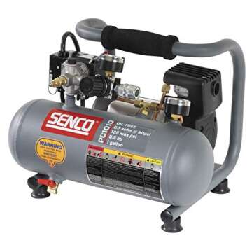 Lightweight Senco PC1010 Air Compressor for DIY