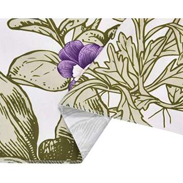 Alishomtll Colorful Floral Plants Tapestry Vintage Herbs Wild Flowers Wall Hanging Nature Scenery for Living Room Bedroom