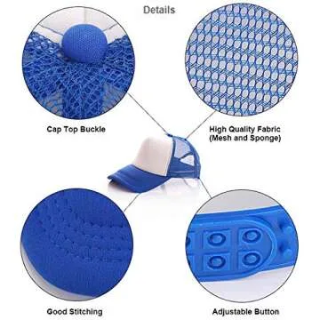 10pcs Polyester Mesh Cap Sublimation Blank Mesh Hat Adjustable Unisex Adult Trucker Caps Hat for Sublimation Printing Custom (Pink)