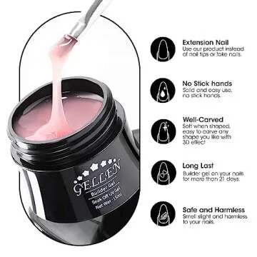 Gellen Builder Gel Kit for Professional Nail Art at Home