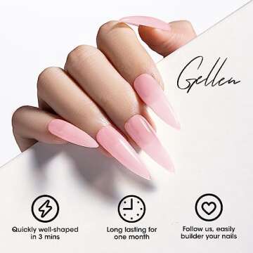Gellen Builder Gel Kit for Professional Nail Art at Home