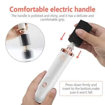 Glue Shaker for Eyelash Extensions, Eenten Nail Lacquer Shaker with 2 Connectors and 6 Sizes of Caliber Portable Electric Lash Glue Shaker Liquid Mixer Nail Polish Shaker for Eyelash Glue Ink