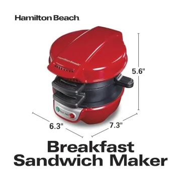 Hamilton Beach Breakfast Sandwich Maker - Quick & Easy Meals