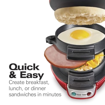 Hamilton Beach Breakfast Sandwich Maker - Quick & Easy Meals