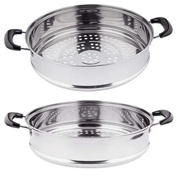 Versatile 3 Tier Stainless Steel Steamer Pot for All Cooking Needs