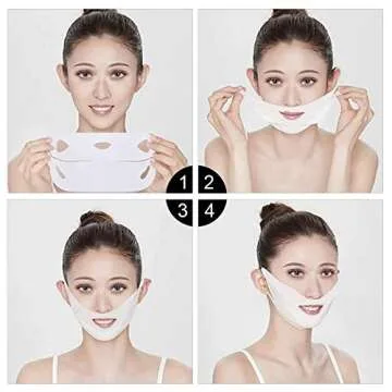 Skin-Lifting V-Shaped Face Slimmer Mask for All Skin Types