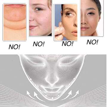 6Pcs Double Chin Reducer Face Slimming Strap V Shape Slimming Mask Face Slimmer Lift Tape V Line Lifting Mask Chin Up Patch Tightening Firming Neck