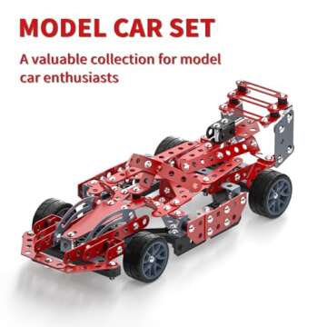 Lucky Doug Building Kit Model Car Set - STEM Project Building Toys for Kids Ages 8-12, Assembly Buil...