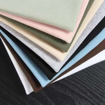 Stylish Roselux V Neck Ribbed Fitted T-Shirt for Women