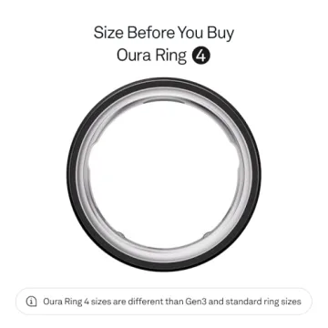 Oura Ring 4 - Smart Health Tracker with 8 Days Battery Life