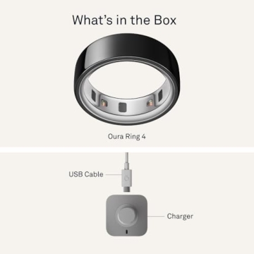 Oura Ring 4 - Smart Health Tracker with 8 Days Battery Life