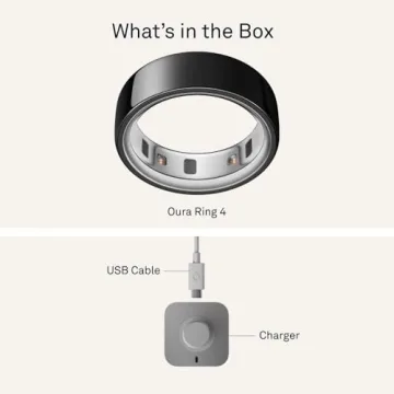 Oura Ring 4 - Smart Health Tracker with 8 Days Battery Life