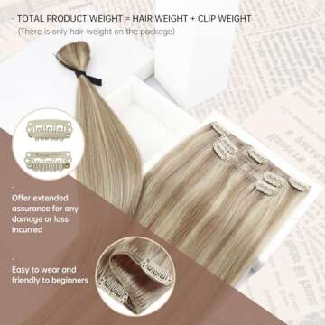 Sunny Hair Clip in Extensions: Natural Look & Comfort