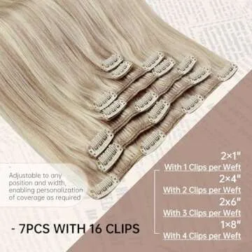 Sunny Hair Clip in Extensions for Natural Comfort and Style