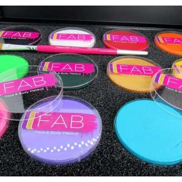 Silly Farm Professional Face Painting FAB 12 Color Pro Palette