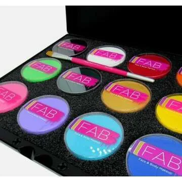 Silly Farm Professional Face Painting FAB 12 Color Pro Palette