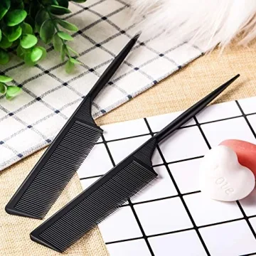 2 Pack Rat Tail Combs - Perfect for Hair Styling