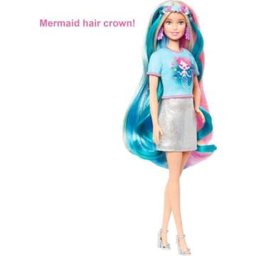 Barbie Fantasy Hair Doll, Multi