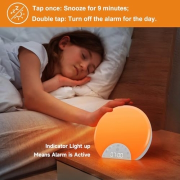 ANTDALIS Sunrise Alarm Clock with Dual Alarms and Light