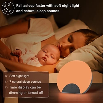 ANTDALIS Sunrise Alarm Clock with Dual Alarms and Light