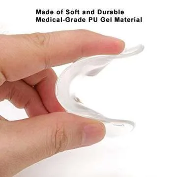 Dr. Foot's Arch Support Shoe Inserts for Flat Feet, Gel Arch Pads for Plantar Fasciitis, Adhesive Insoles for Relieve Pain for Women and Men (Clear - 2 Pairs, 2 Count (Pack of 1))