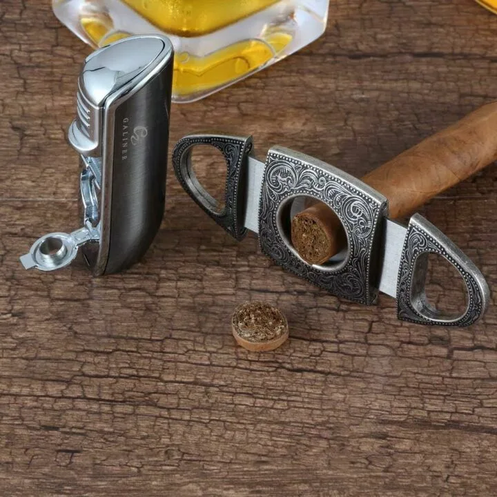 GALINER Portable Cigar Humidor Case & Accessories