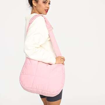 Stylish NAARIIAN Quilted Tote Bag for Everyday Use