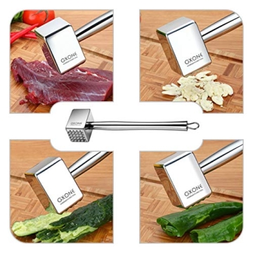 Meat Tenderizer 304 Stainless Steel Heavy Duty Hammer Tool