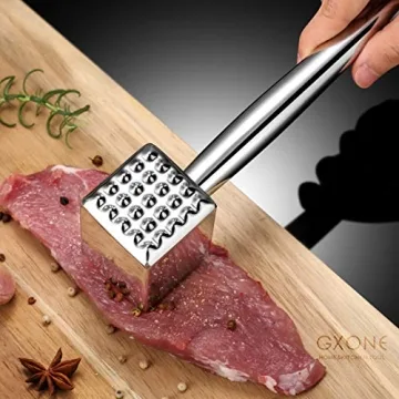 Meat Tenderizer 304 Stainless Steel Heavy Duty Hammer Tool