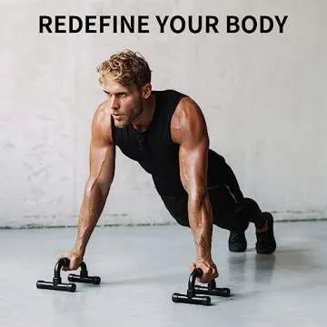 Push Up Bars for Strength Training | Portable & Durable Equipment